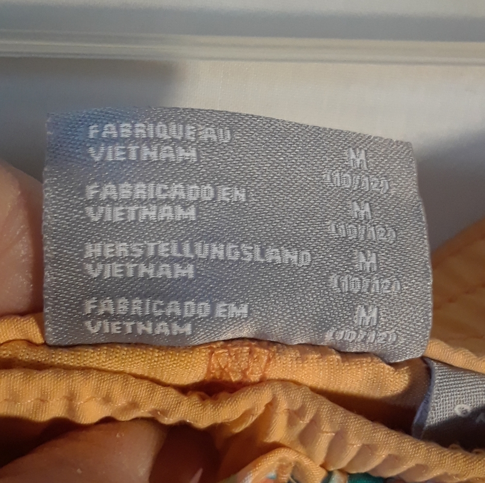 Columbia Omni Shade orange and teal girl's skort - Picture 10 of 13